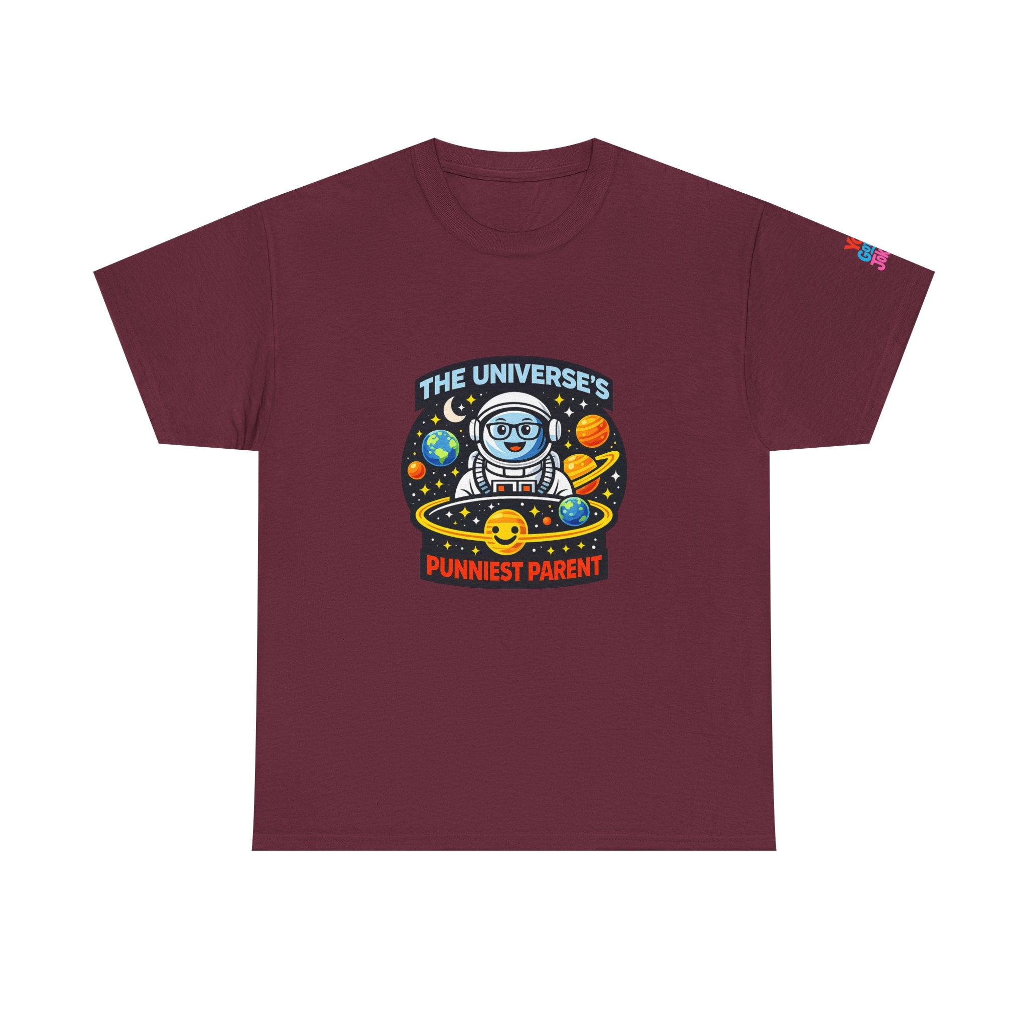 Astronaut Dad T-Shirt — “The Universe’s Punniest Parent” Funny Space Tee for Parents & Kids