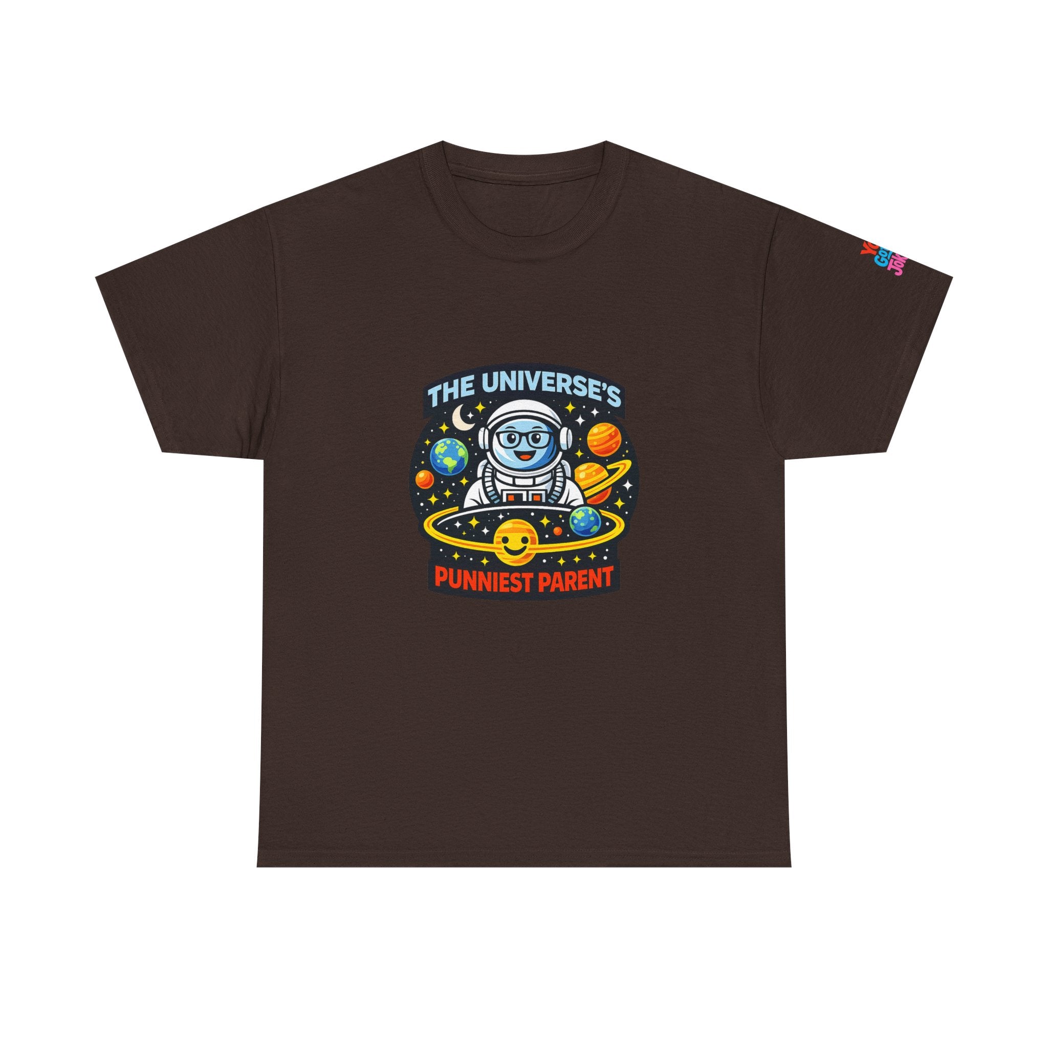 Astronaut Dad T-Shirt — “The Universe’s Punniest Parent” Funny Space Tee for Parents & Kids