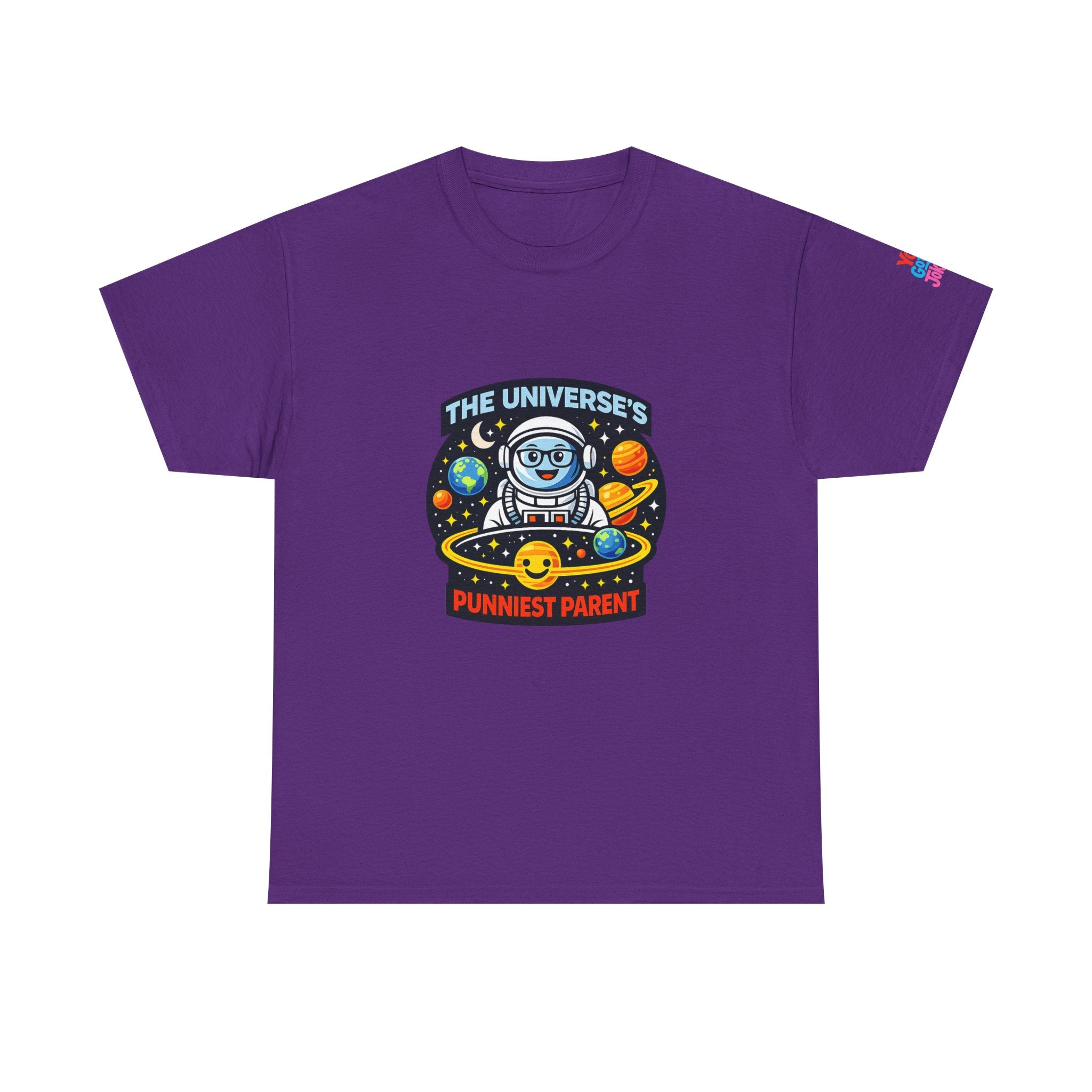 Astronaut Dad T-Shirt — “The Universe’s Punniest Parent” Funny Space Tee for Parents & Kids