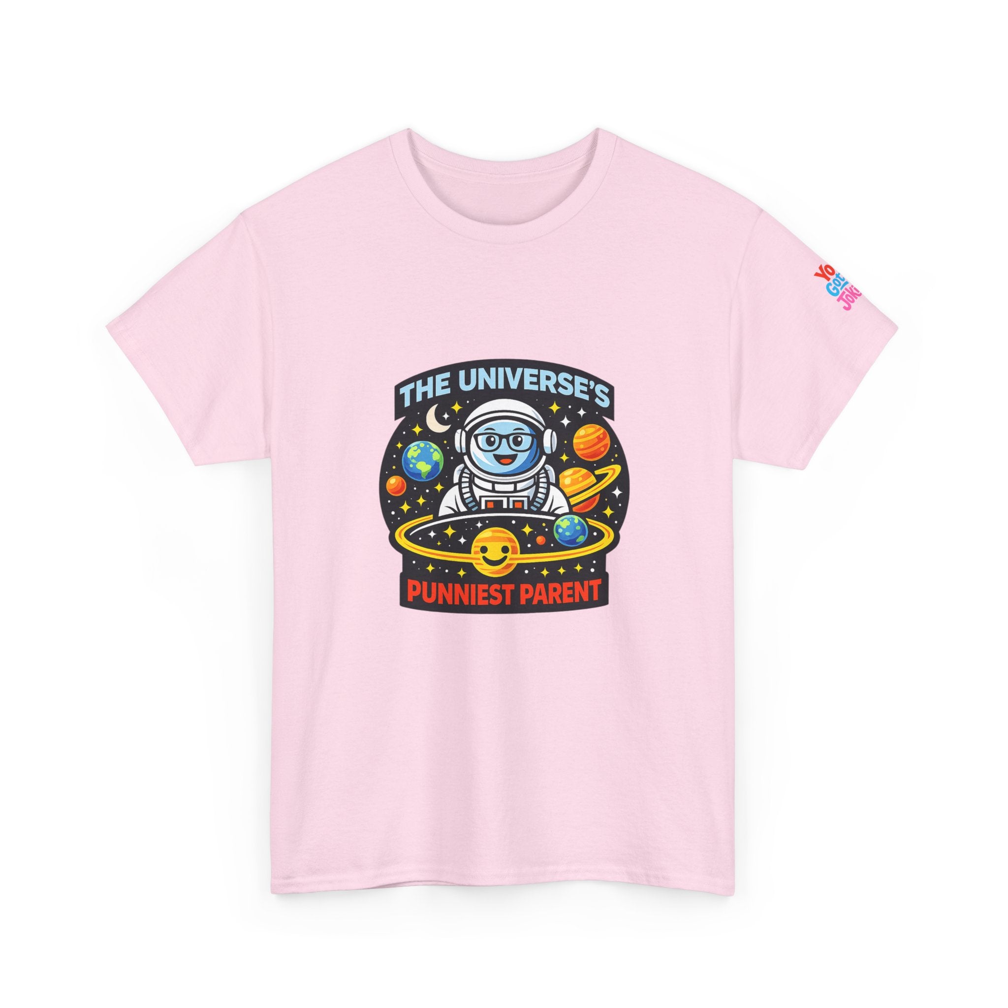 Astronaut Dad T-Shirt — “The Universe’s Punniest Parent” Funny Space Tee for Parents & Kids