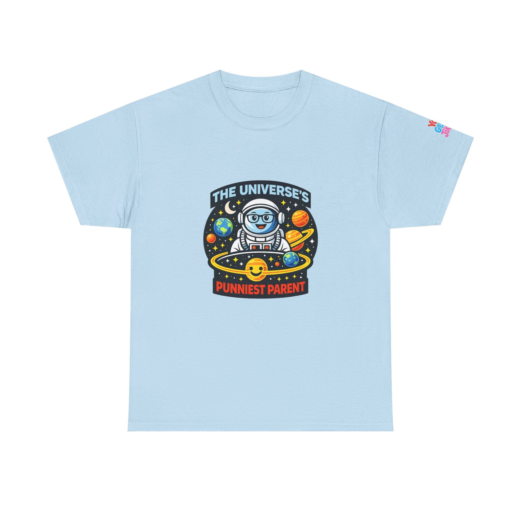 Astronaut Dad T-Shirt — “The Universe’s Punniest Parent” Funny Space Tee for Parents & Kids