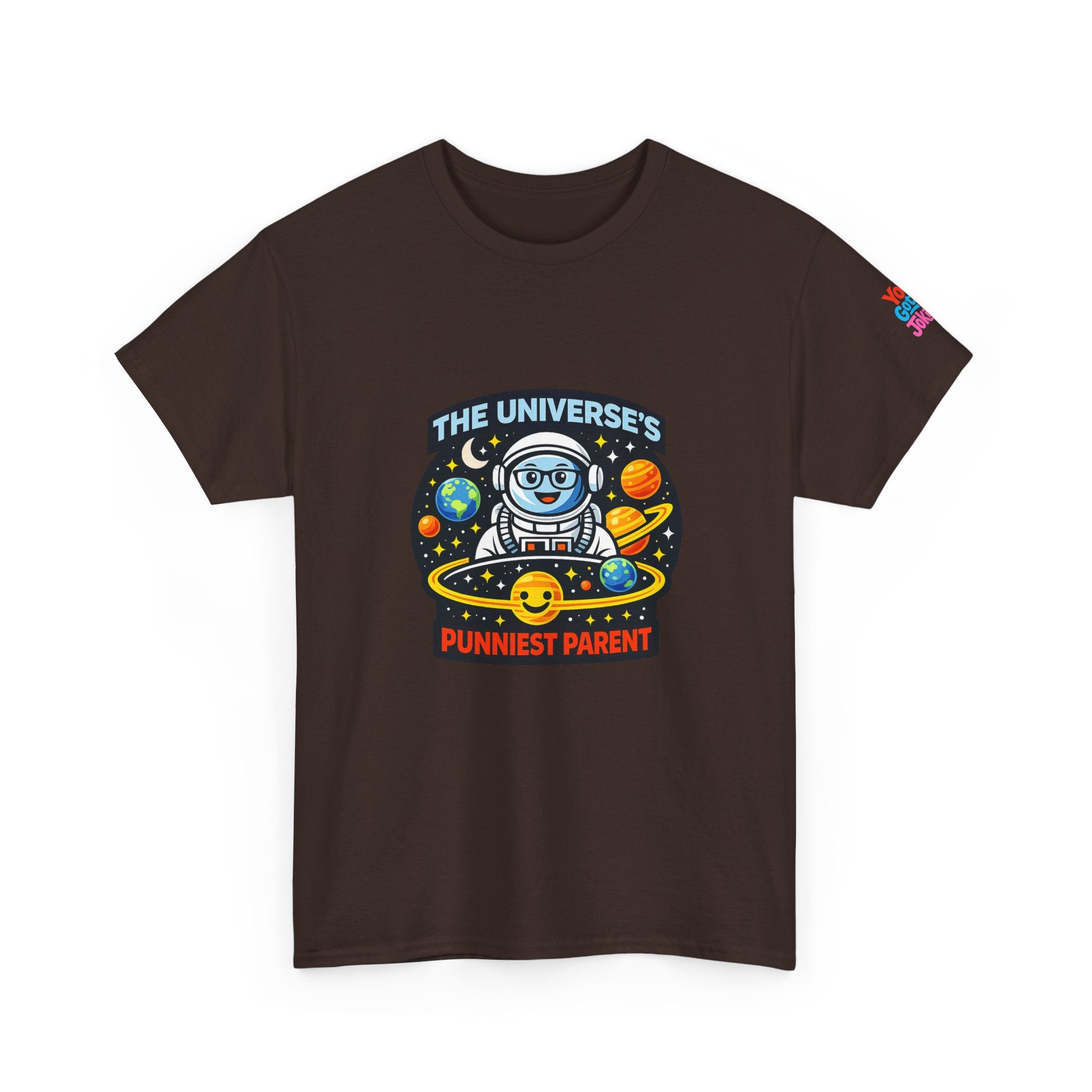Astronaut Dad T-Shirt — “The Universe’s Punniest Parent” Funny Space Tee for Parents & Kids