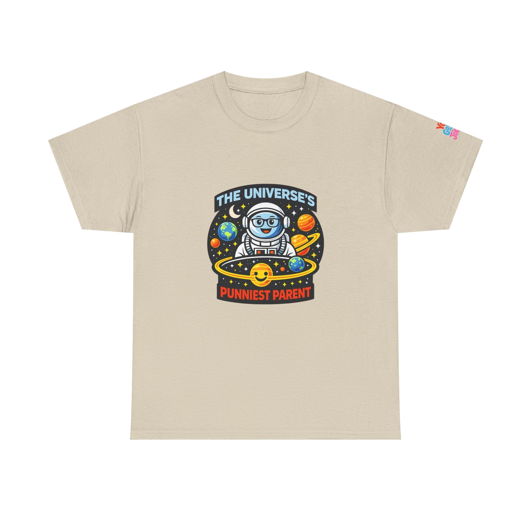 Astronaut Dad T-Shirt — “The Universe’s Punniest Parent” Funny Space Tee for Parents & Kids