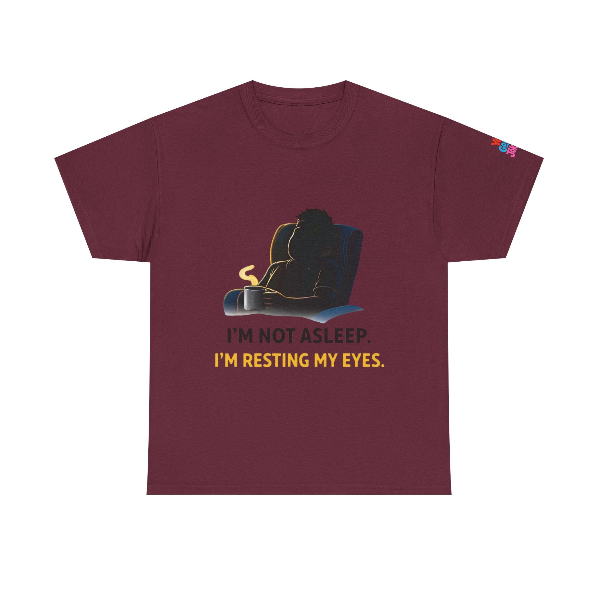 T‑Shirt — "I'm Not Asleep, I'm Resting My Eyes" Recliner Graphic Tee