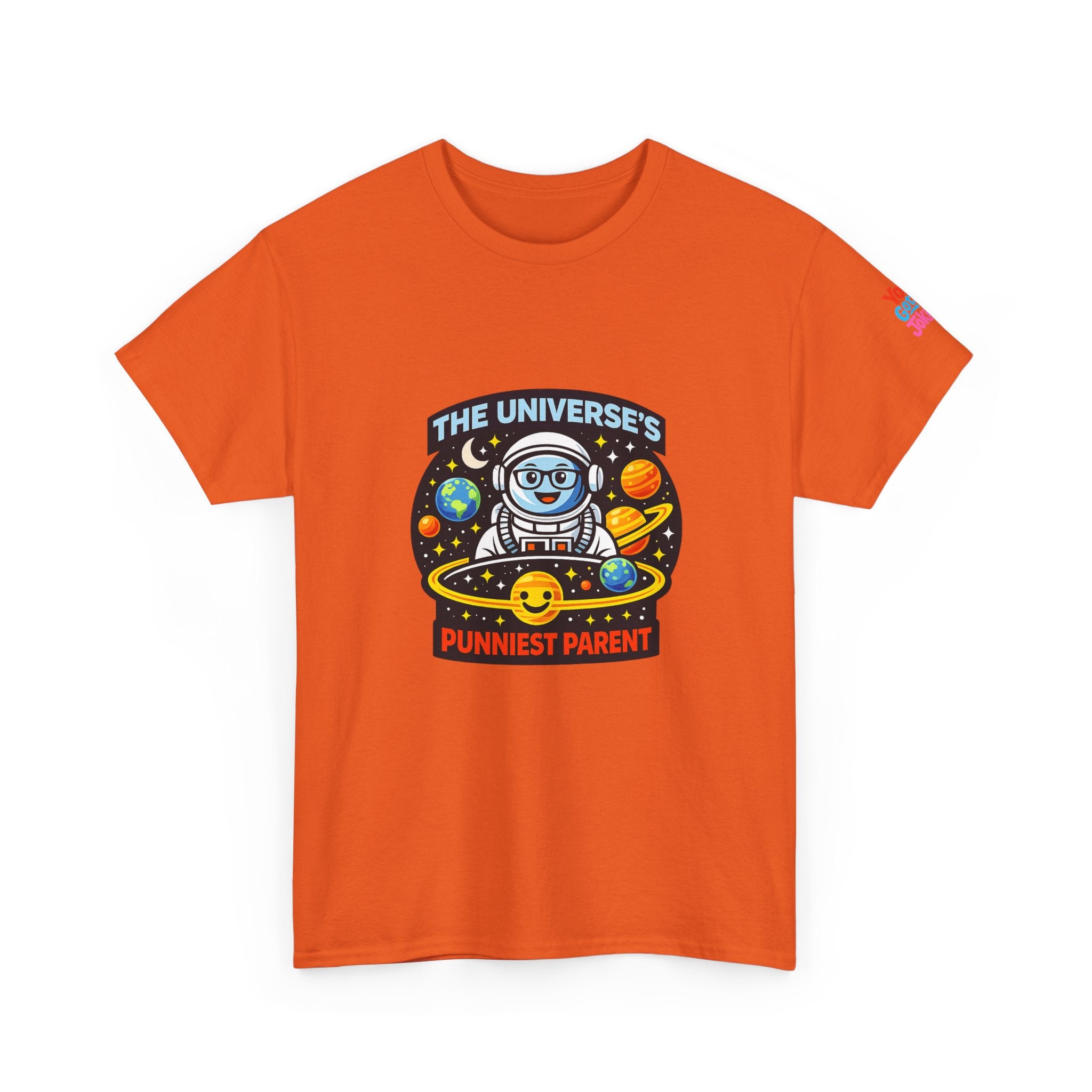 Astronaut Dad T-Shirt — “The Universe’s Punniest Parent” Funny Space Tee for Parents & Kids