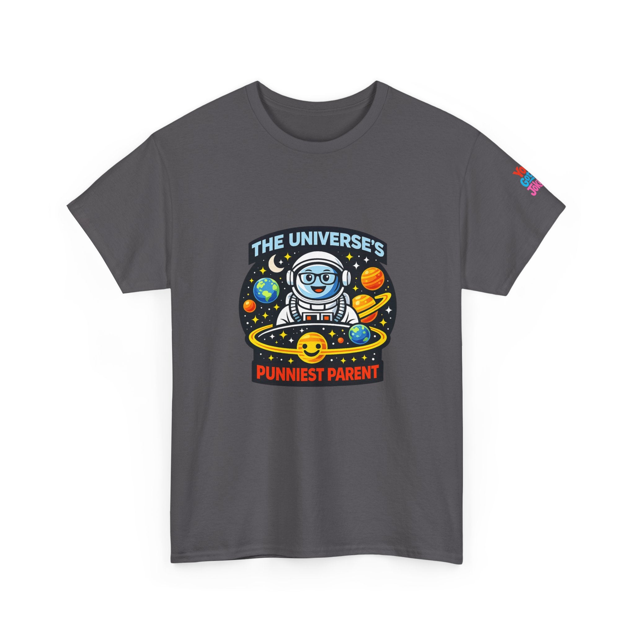 Astronaut Dad T-Shirt — “The Universe’s Punniest Parent” Funny Space Tee for Parents & Kids