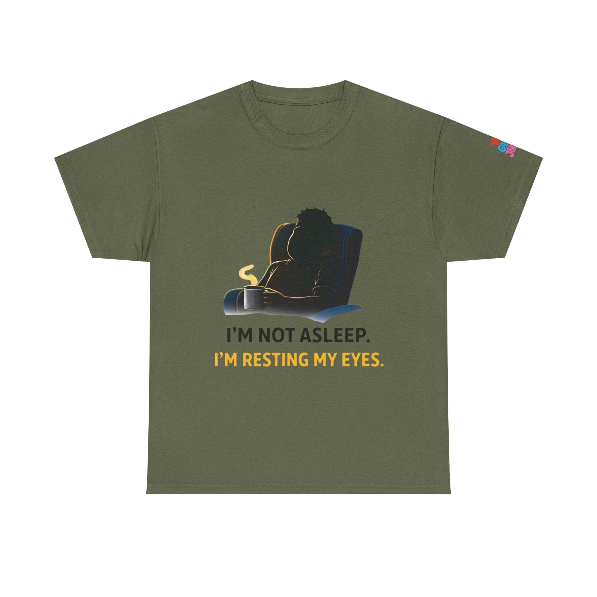 T‑Shirt — "I'm Not Asleep, I'm Resting My Eyes" Recliner Graphic Tee