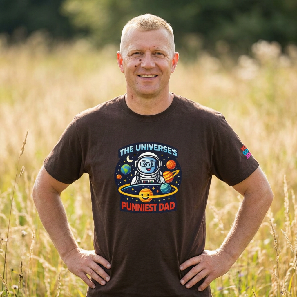 Punniest Dad Astronaut T‑Shirt — Funny Father's Day Space Tee