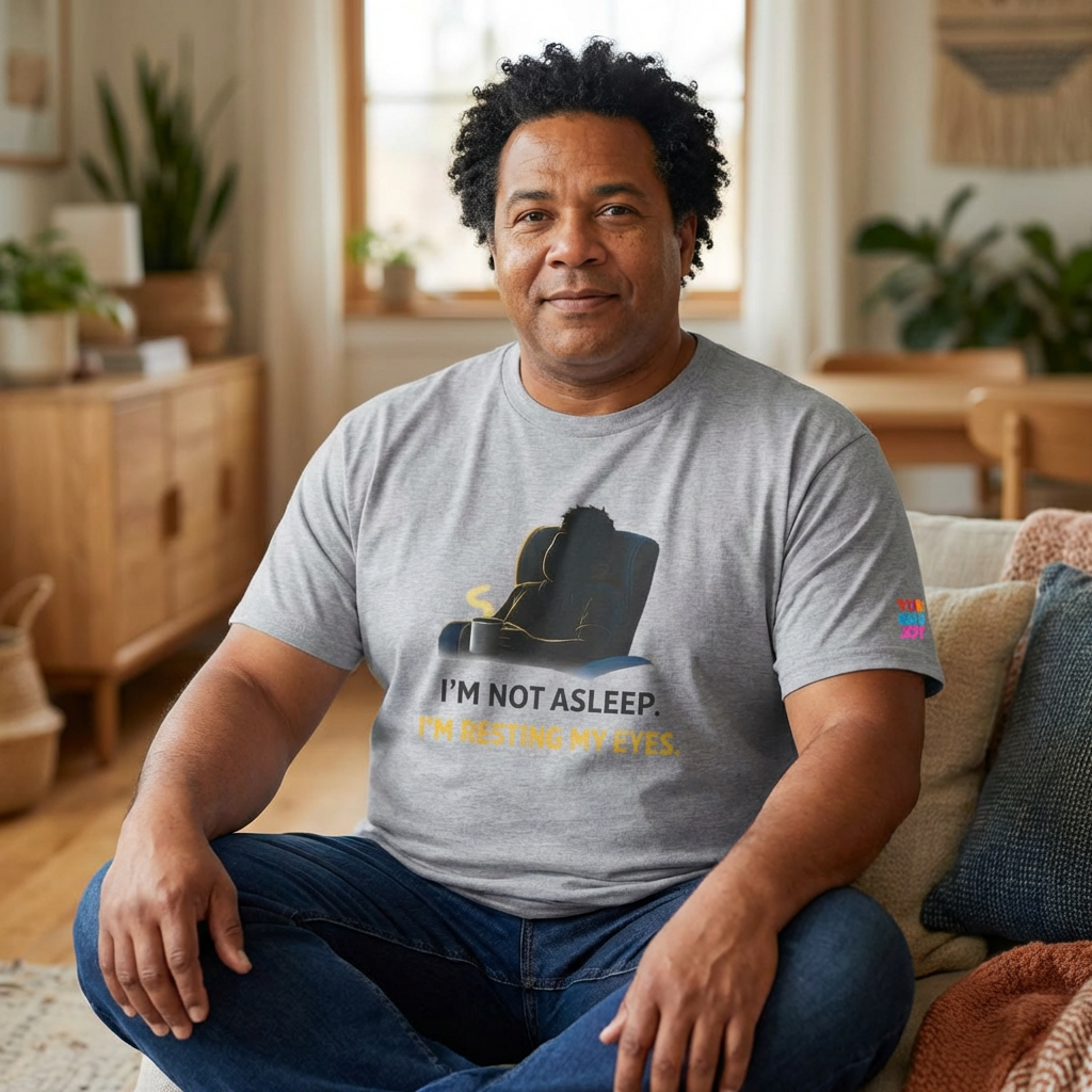 T‑Shirt — "I'm Not Asleep, I'm Resting My Eyes" Recliner Graphic Tee