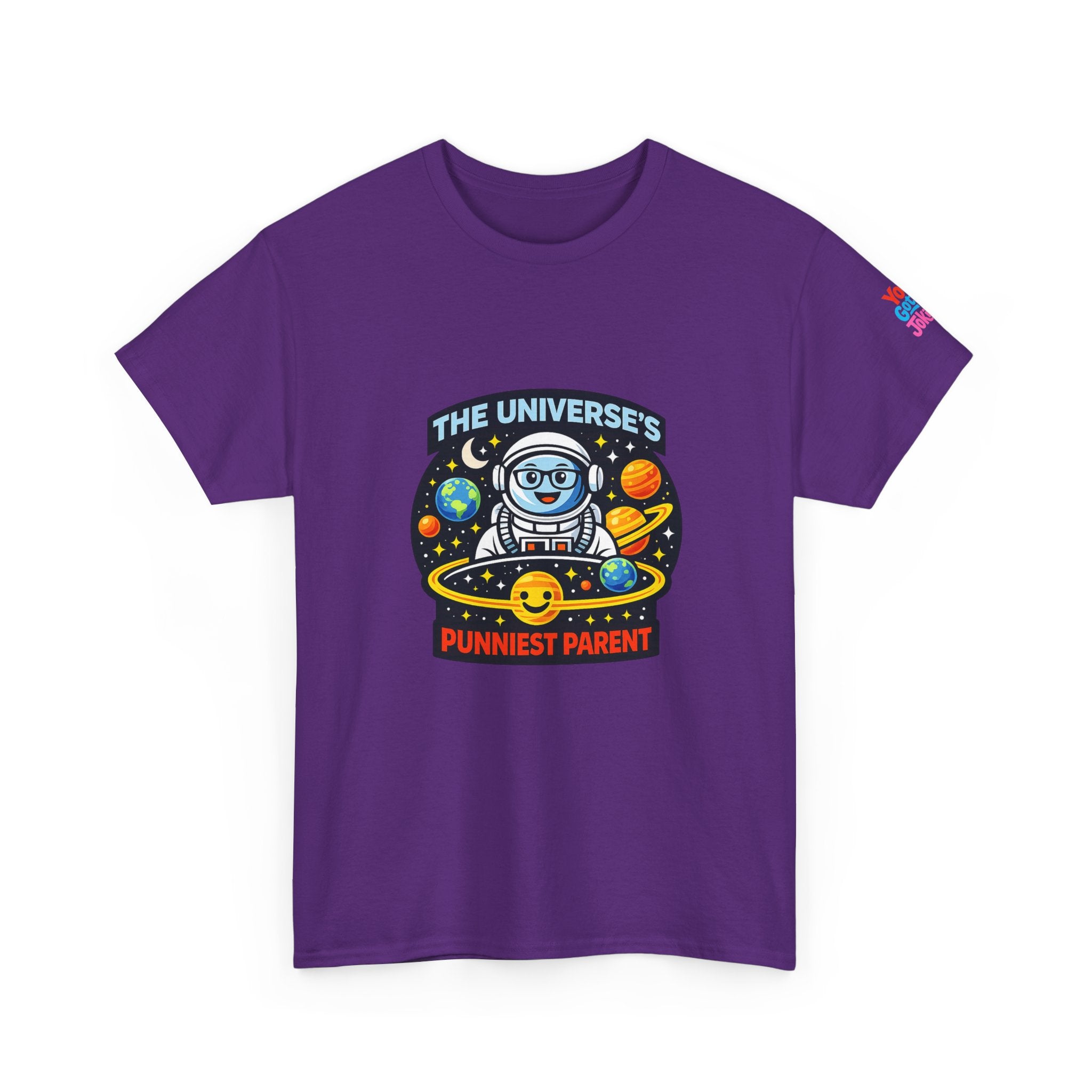 Astronaut Dad T-Shirt — “The Universe’s Punniest Parent” Funny Space Tee for Parents & Kids