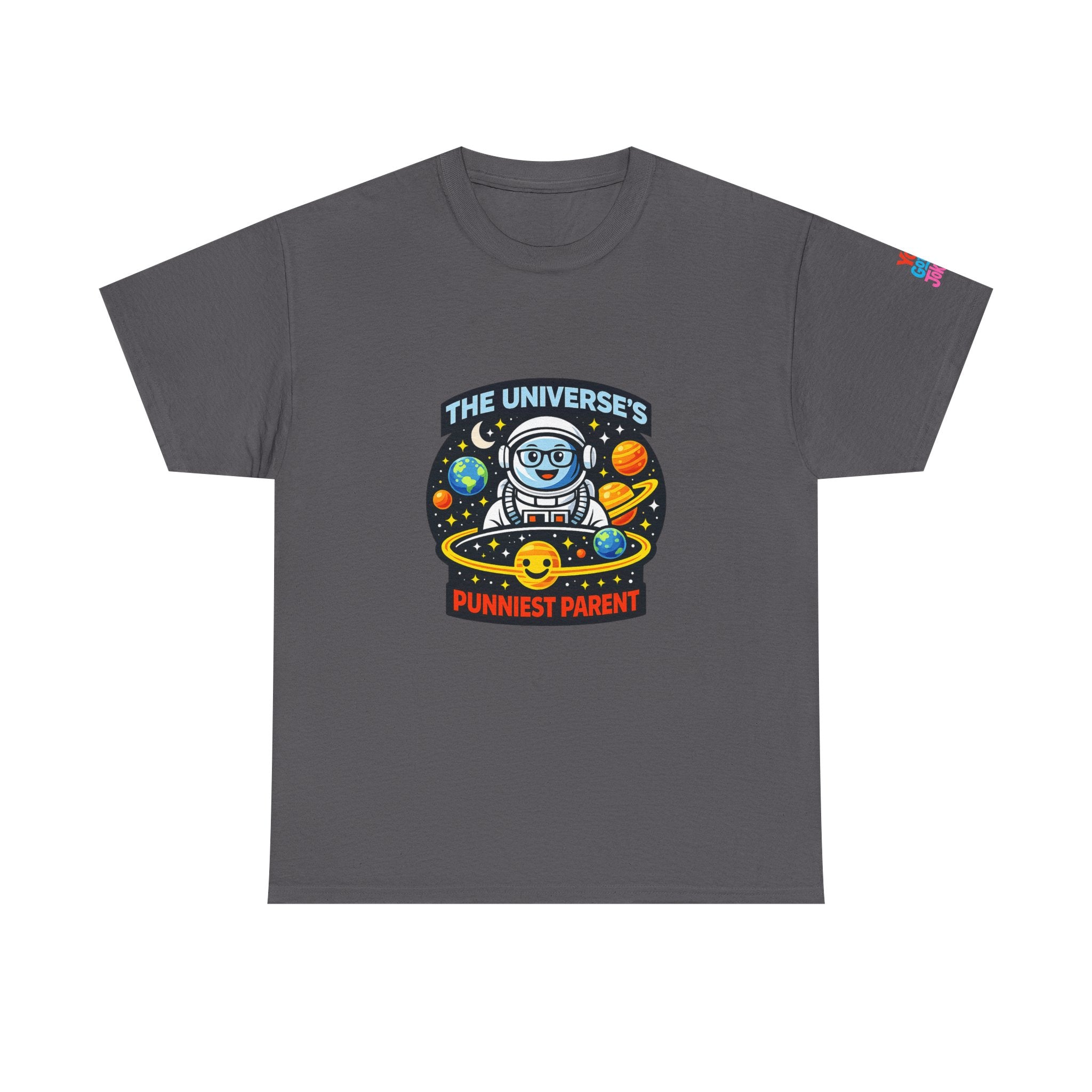 Astronaut Dad T-Shirt — “The Universe’s Punniest Parent” Funny Space Tee for Parents & Kids