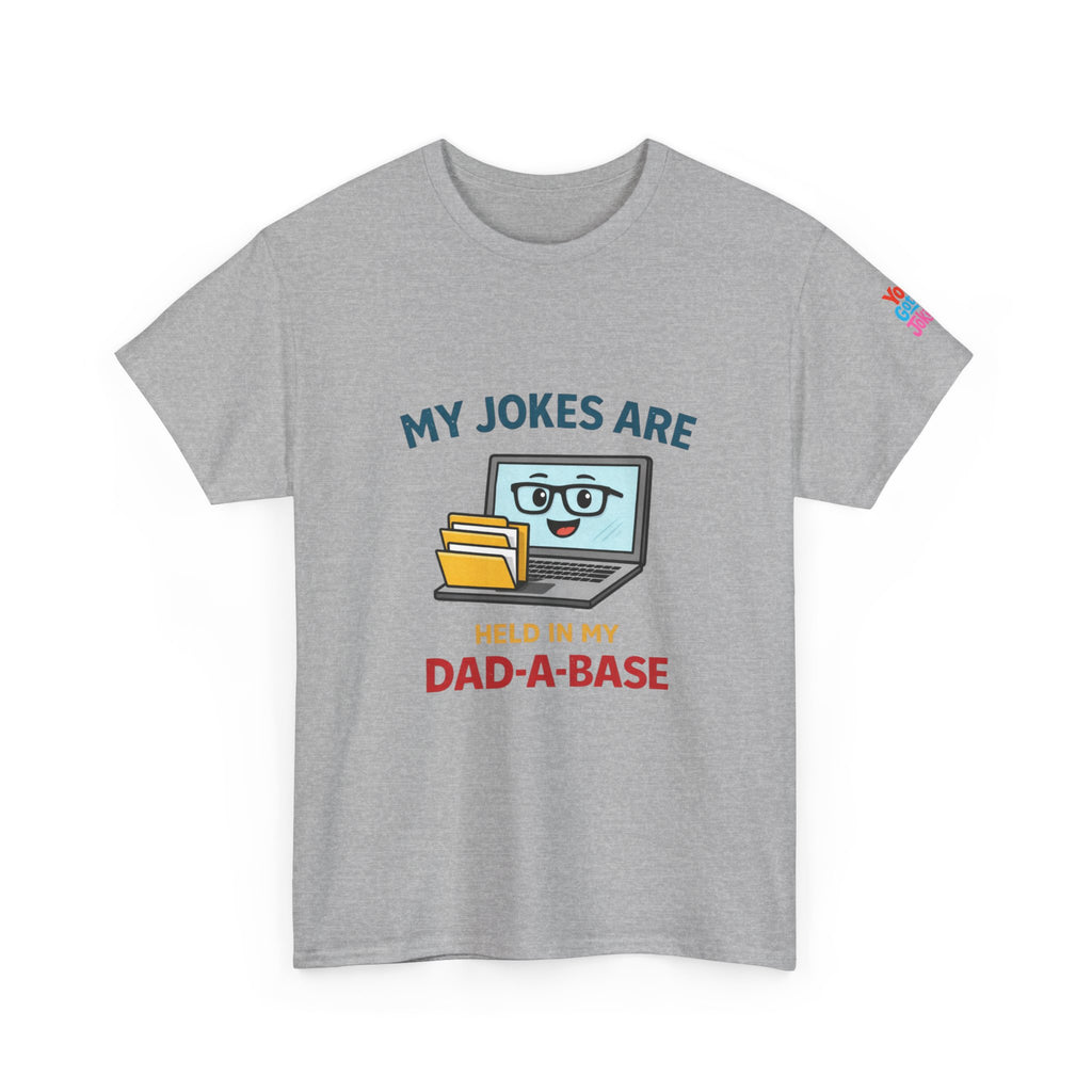 Dad-A-Base Tech Dad T-Shirt — Funny Computer Pun Tee for Father’s Day