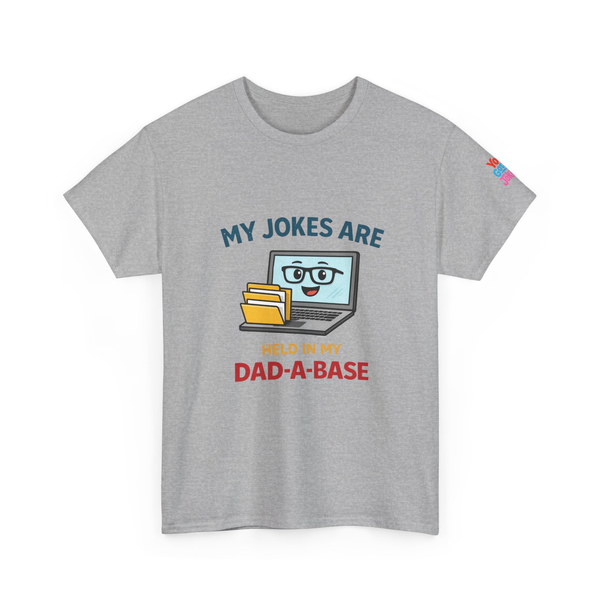 Dad-A-Base Tech Dad T-Shirt — Funny Computer Pun Tee for Father’s Day