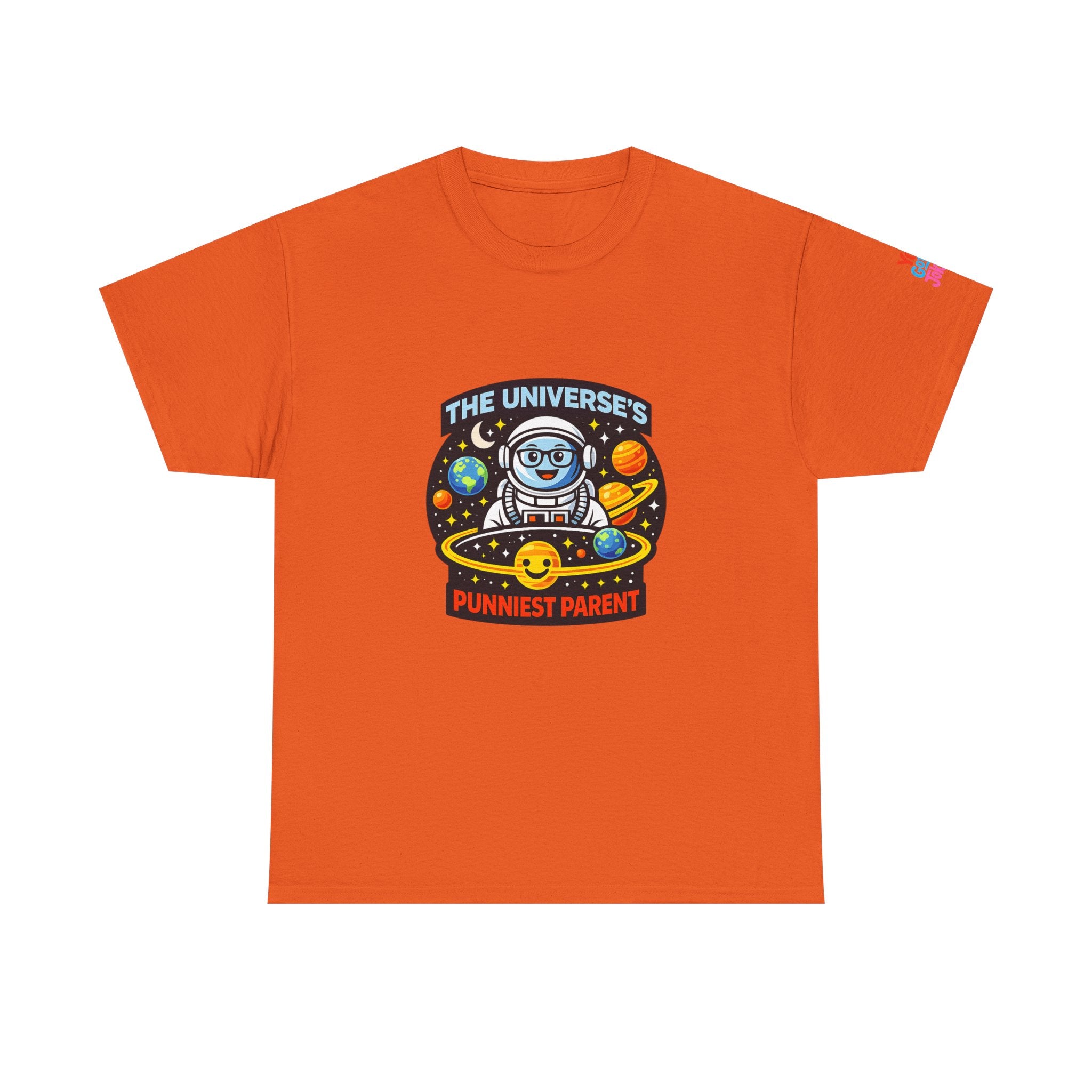 Astronaut Dad T-Shirt — “The Universe’s Punniest Parent” Funny Space Tee for Parents & Kids
