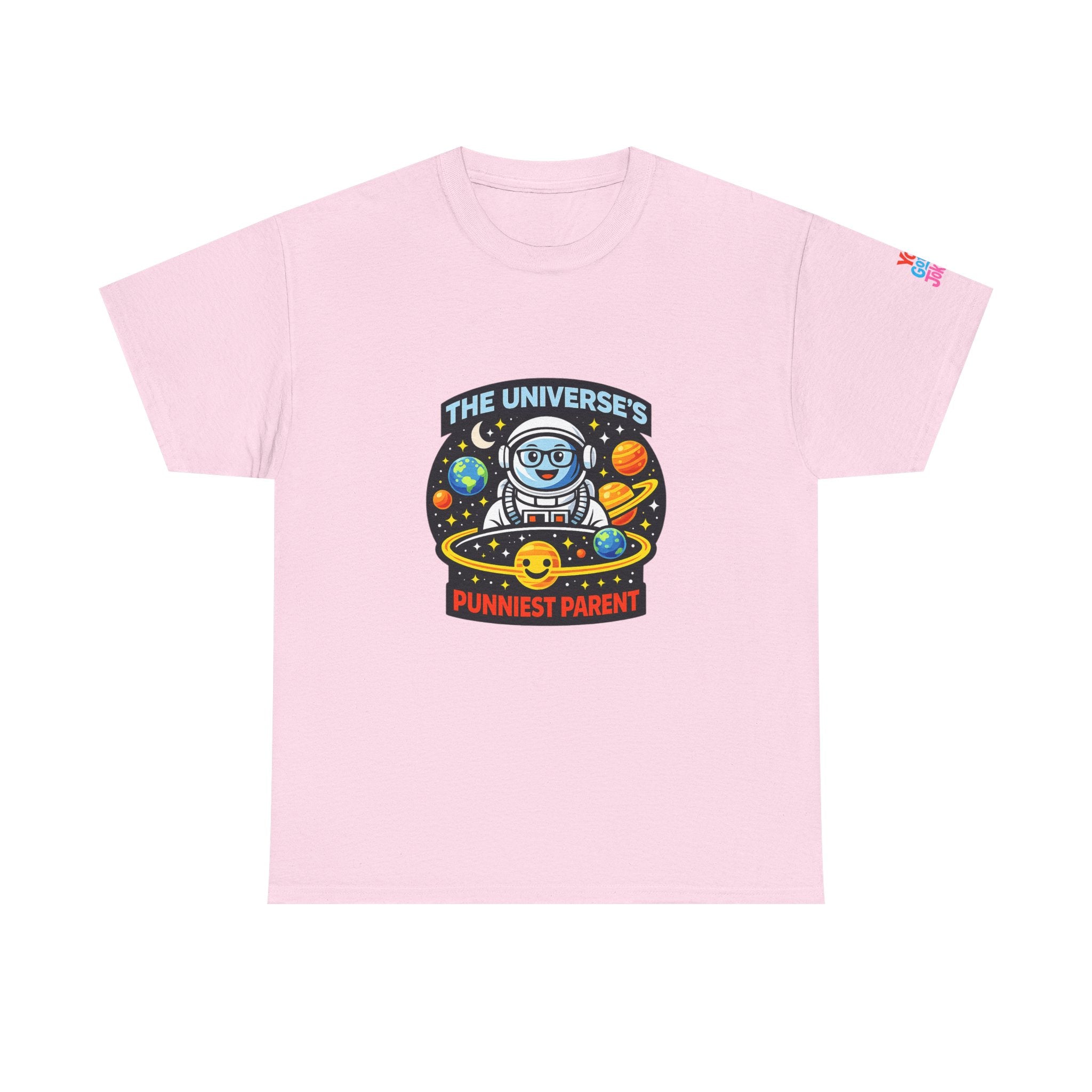 Astronaut Dad T-Shirt — “The Universe’s Punniest Parent” Funny Space Tee for Parents & Kids