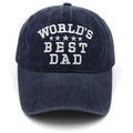 Dad Hats for Men Worlds Best Dad Hat Fathers Day Dad Gifts Baseball Cap Birthday Gifts for Dad Husband Papa from Daughter Son