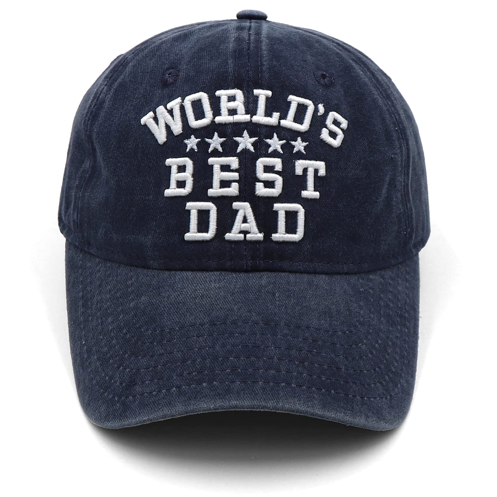 Dad Hats for Men Worlds Best Dad Hat Fathers Day Dad Gifts Baseball Cap Birthday Gifts for Dad Husband Papa from Daughter Son
