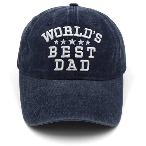 Dad Hats for Men Worlds Best Dad Hat Fathers Day Dad Gifts Baseball Cap Birthday Gifts for Dad Husband Papa from Daughter Son