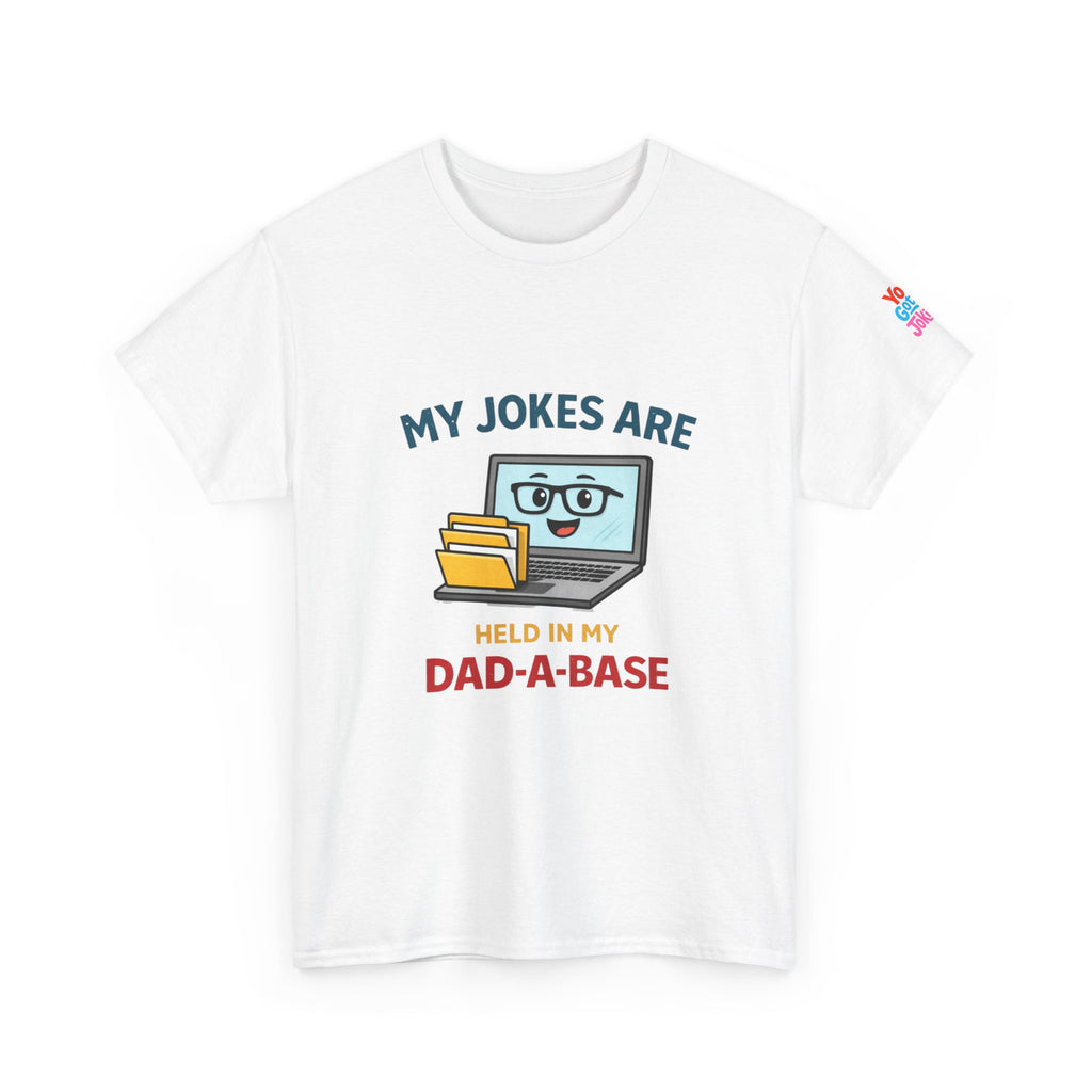Dad-A-Base Tech Dad T-Shirt — Funny Computer Pun Tee for Father’s Day