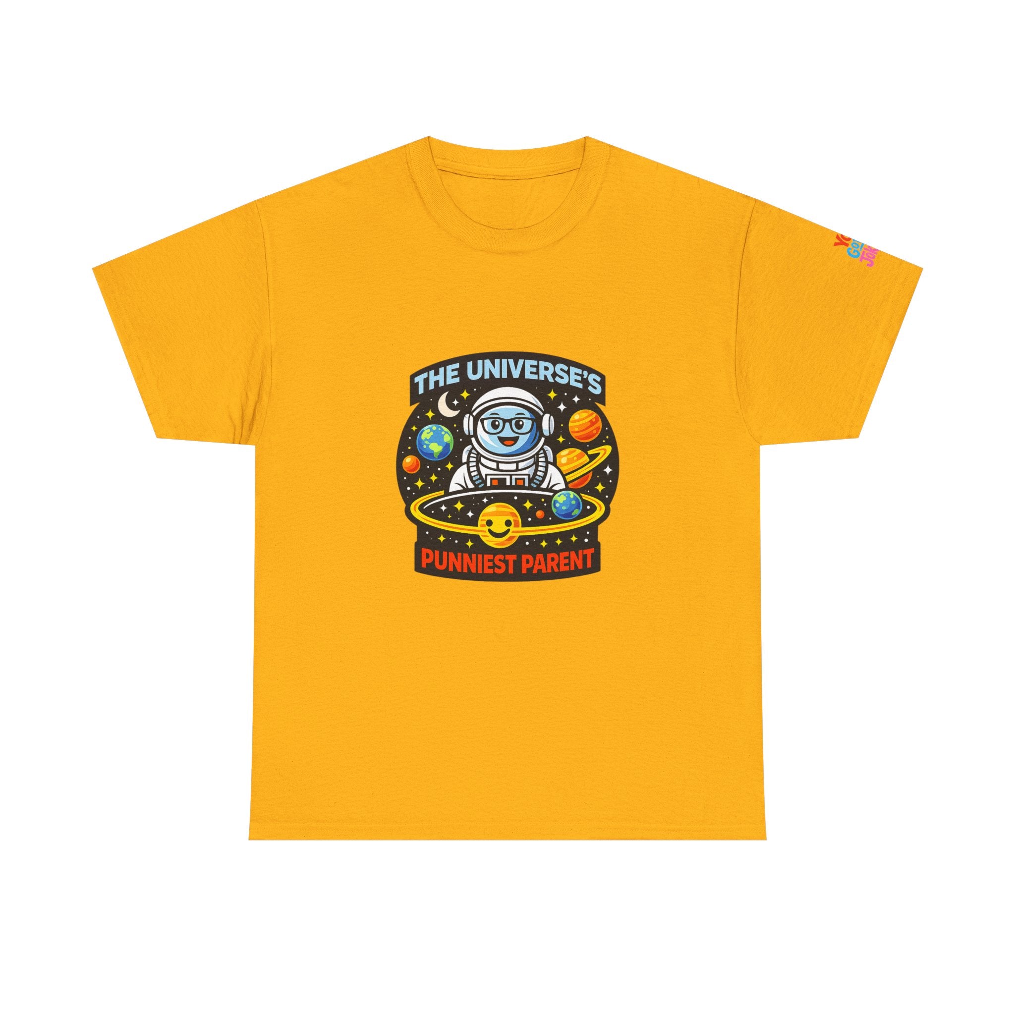 Astronaut Dad T-Shirt — “The Universe’s Punniest Parent” Funny Space Tee for Parents & Kids