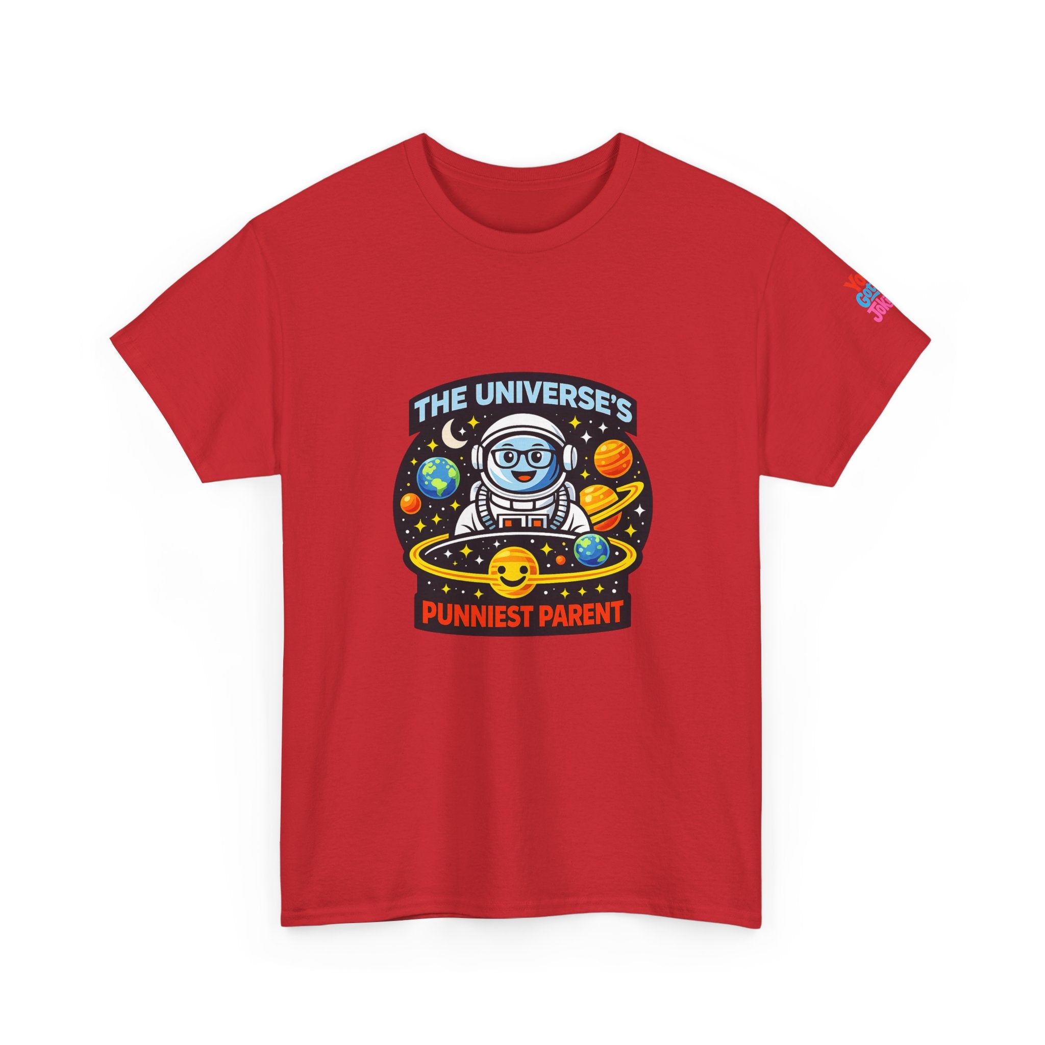Astronaut Dad T-Shirt — “The Universe’s Punniest Parent” Funny Space Tee for Parents & Kids