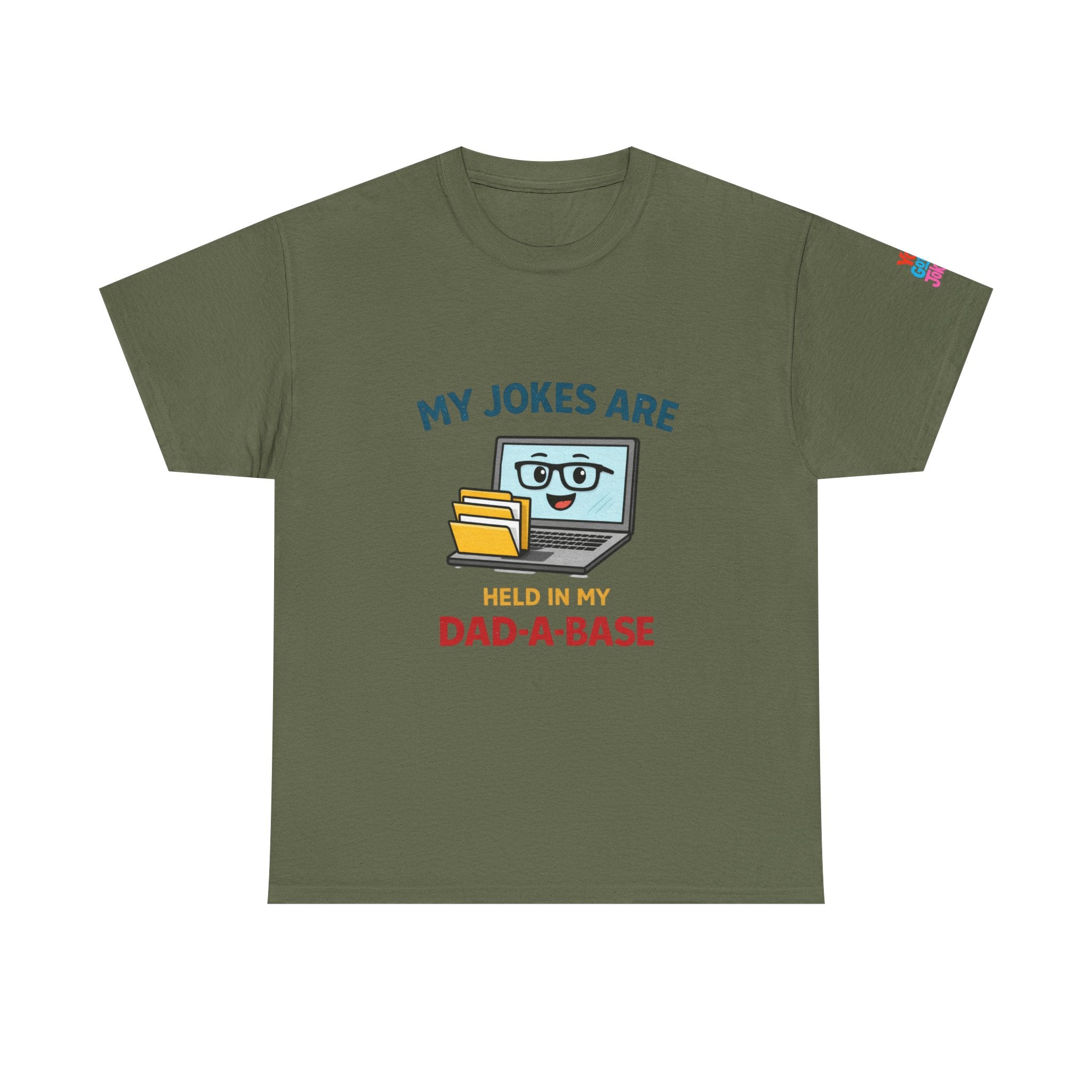 Dad-A-Base Tech Dad T-Shirt — Funny Computer Pun Tee for Father’s Day