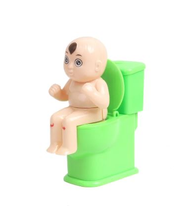 Small Toy Squirt Toilet Prank Water Gun